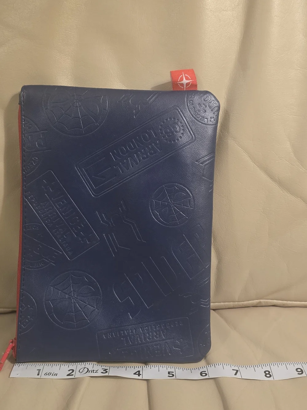 Spiderman Far From Home 2019 Blue Embossed Pencil Pouch